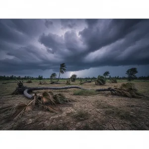 அழிக்கப்பட்ட பனை மரங்கள்