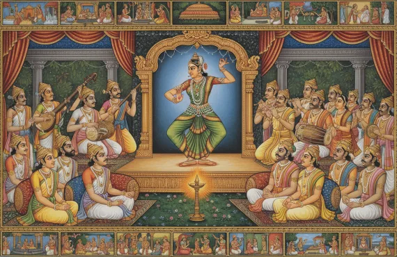 மாதவியின் நடனம்