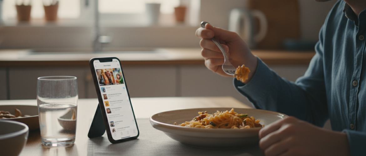 சாப்பிடும் போது கைப்பேசியைத் தவிர்க்கவும்