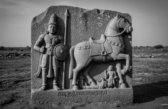 கரடிப்பட்டி நடுகல்