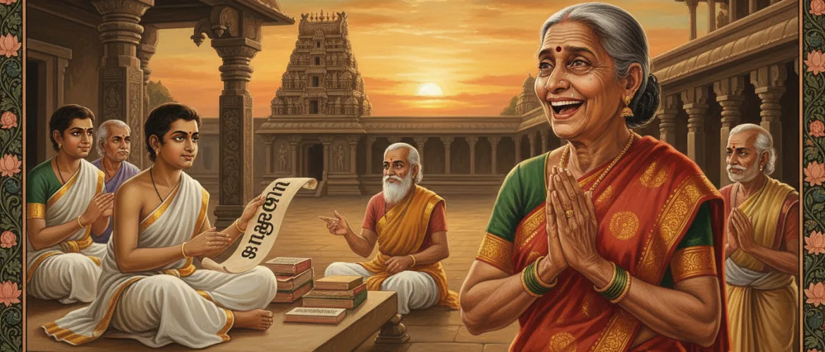 சான்றோன் எனக்கேட்ட தாய்