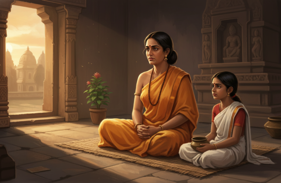 மாதவியும் மகள் மணிகேலையும்